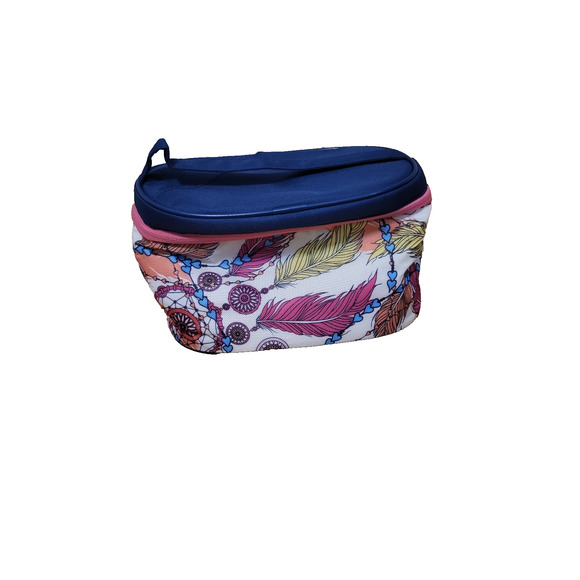 Thermos Insulated Can Cooler Bag – 6 Can – Boho Feather Print – Soft Sided - Picture 1 of 10